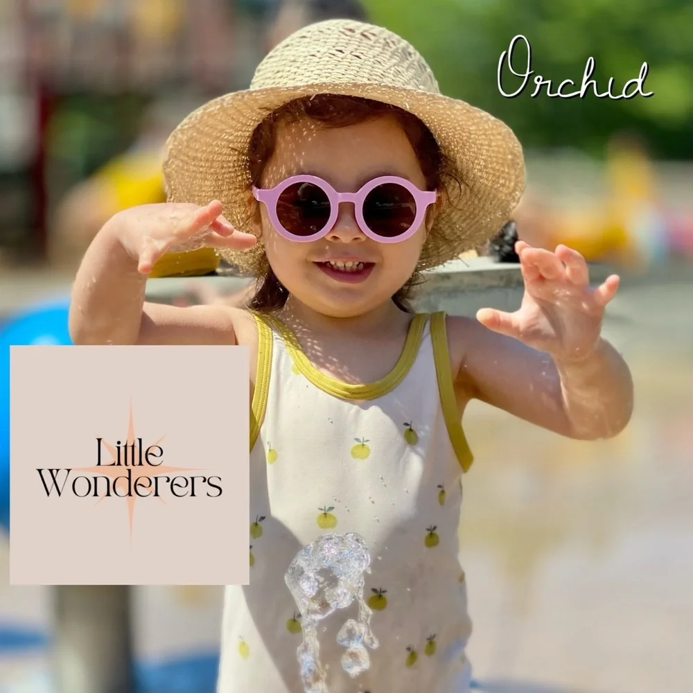 NEW Baby/Kids Retro Boho Round Sunglasses